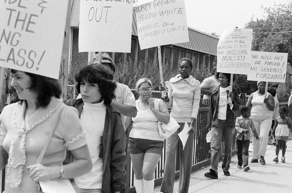 Committee for Quality Education marches to protest busing - Jim Frost for Chicago Sun-Times