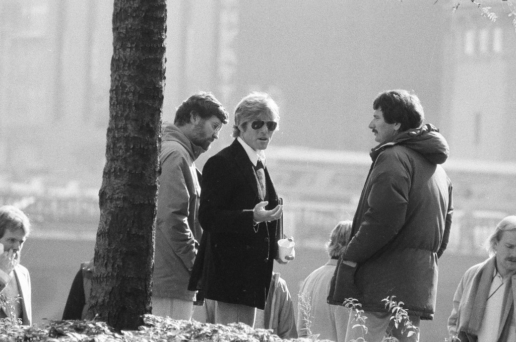 Robert Redford at Sun-Times Plaza - James (Jim) Klepitsch for Chicago Sun-Times