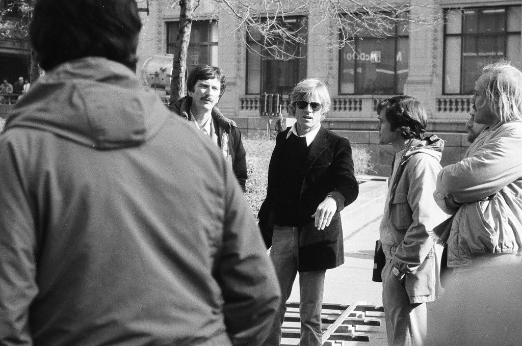 Robert Redford at Sun-Times Plaza - James (Jim) Klepitsch for Chicago Sun-Times