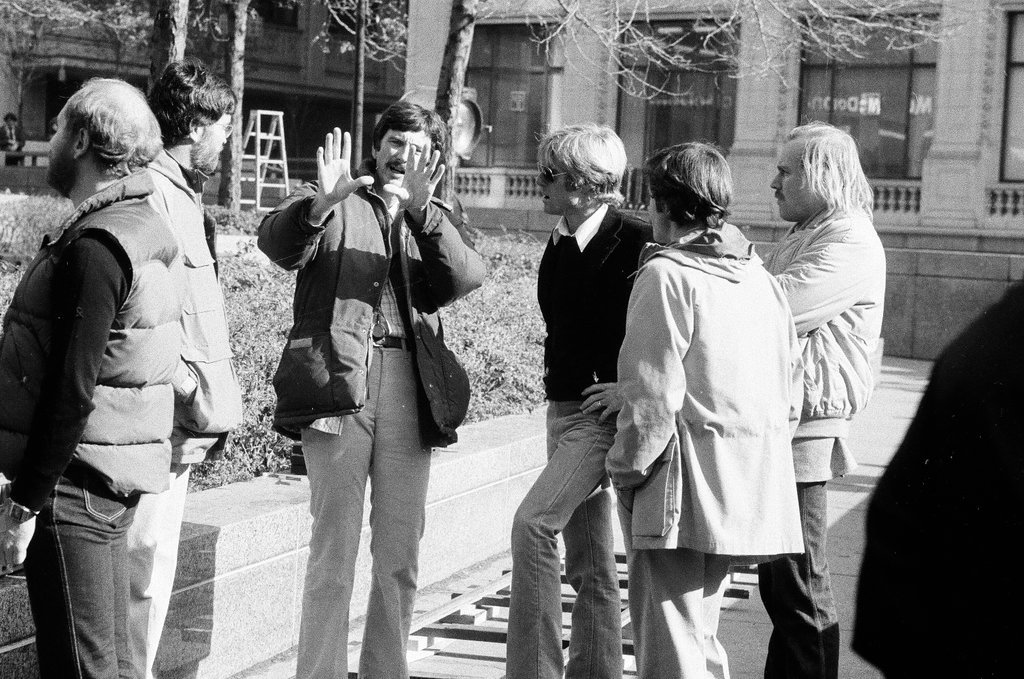 Robert Redford at Sun-Times Plaza - James (Jim) Klepitsch for Chicago Sun-Times