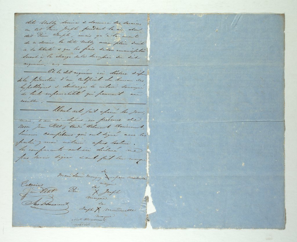 Bill of sale for Nelly