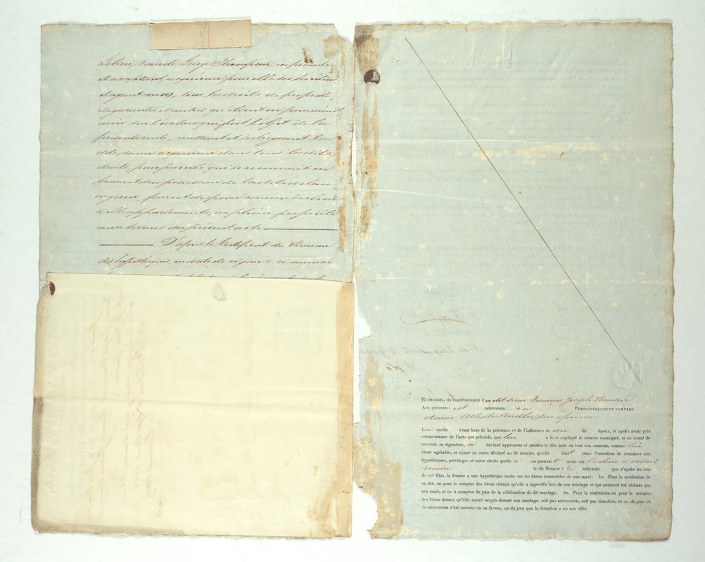 Bill of sale of enslaved woman