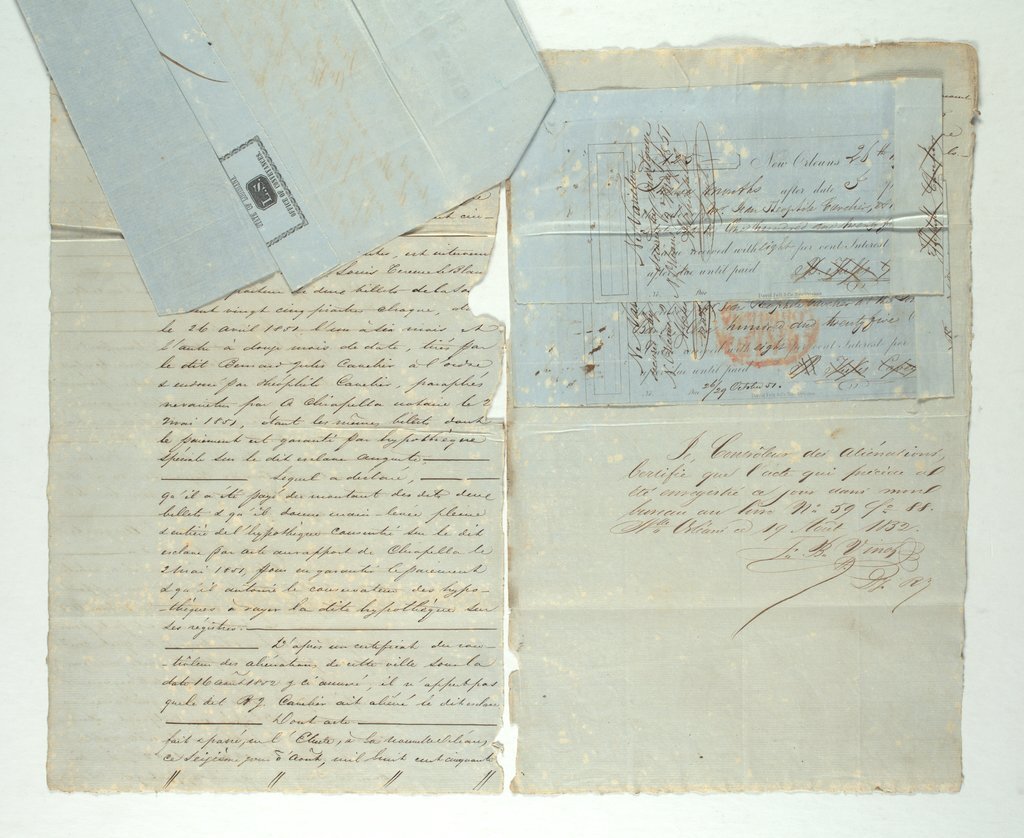 Bill of sale of Auguste