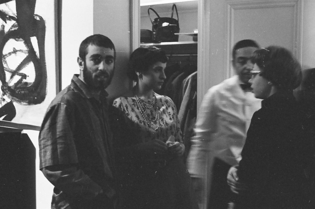 Beat generation poets attend cocktail party - Merrill Palmer for Chicago Sun-Times