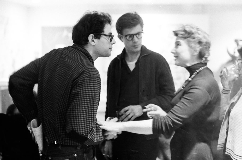 Beat generation poets attend cocktail party - Merrill Palmer for Chicago Sun-Times