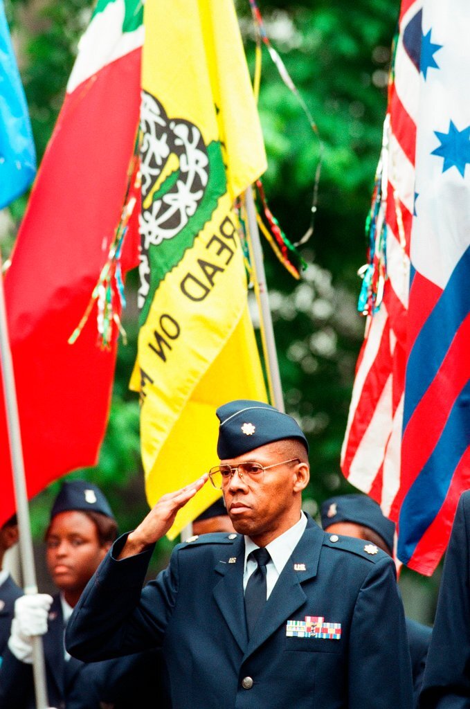 Wreath laying ceremony in memory of Korean War - Jean Lachat for Chicago Sun-Times