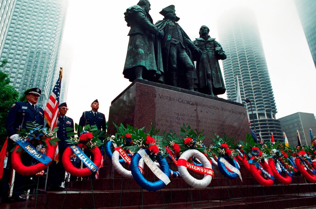 Wreath laying ceremony in memory of Korean War - Jean Lachat for Chicago Sun-Times