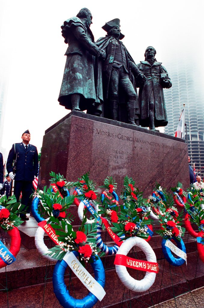 Wreath laying ceremony in memory of Korean War - Jean Lachat for Chicago Sun-Times