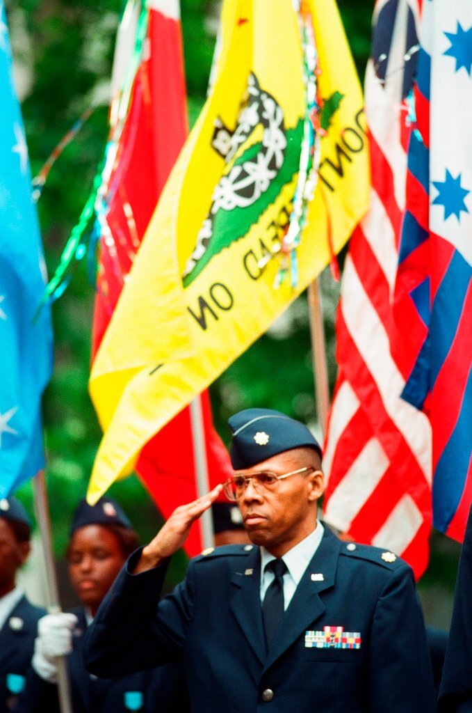 Wreath laying ceremony in memory of Korean War - Jean Lachat for Chicago Sun-Times