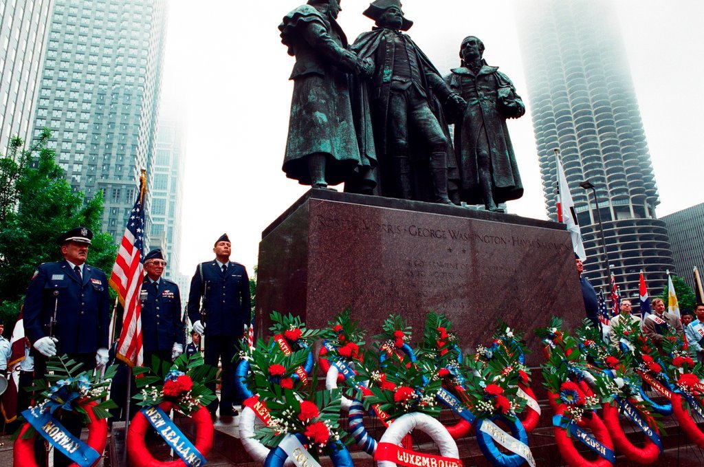 Wreath laying ceremony in memory of Korean War - Jean Lachat for Chicago Sun-Times