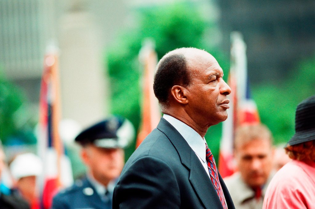 Wreath laying ceremony in memory of Korean War - Jean Lachat for Chicago Sun-Times