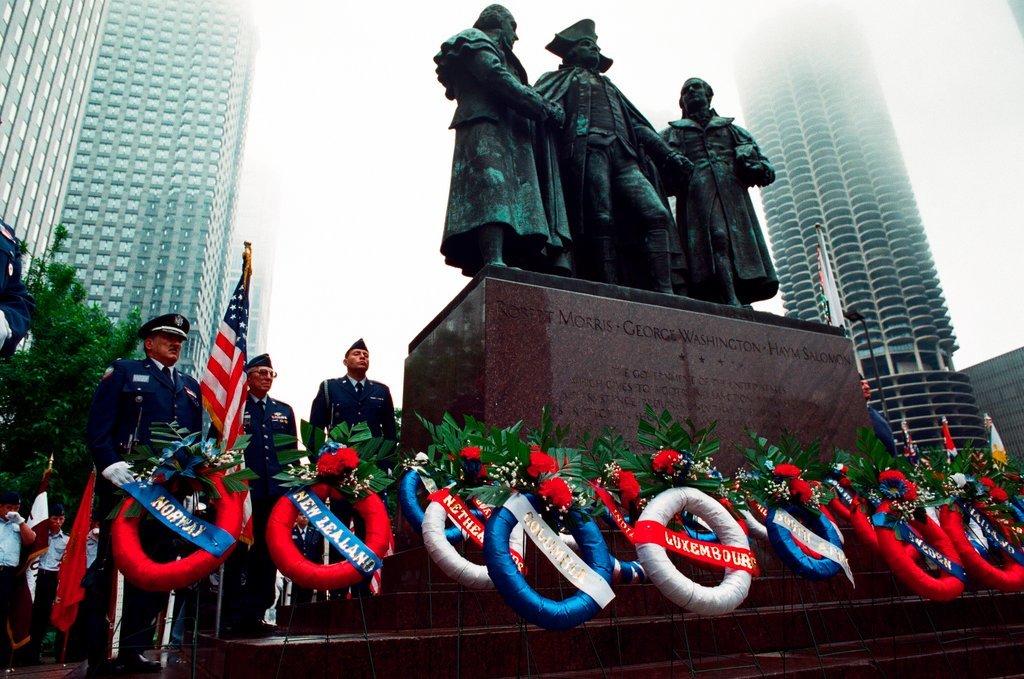 Wreath laying ceremony in memory of Korean War - Jean Lachat for Chicago Sun-Times