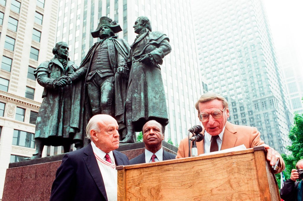 Wreath laying ceremony in memory of Korean War - Jean Lachat for Chicago Sun-Times