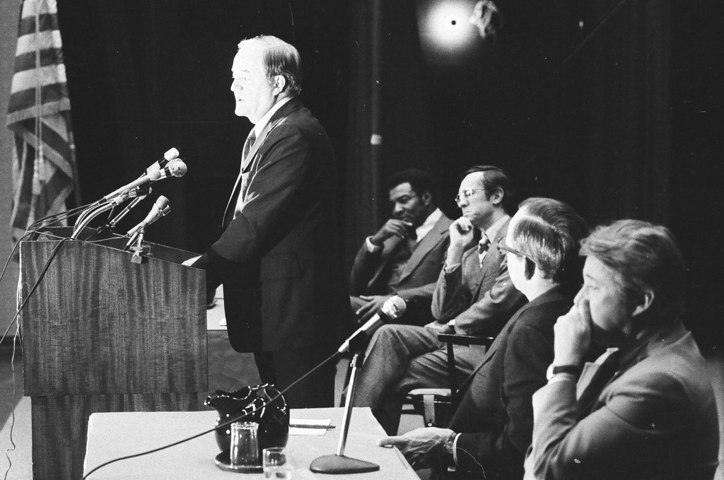 Hubert Humphrey speaks to Chicago Council on Foreign Relations - Randy B. Leffingwell for Chicago Sun-Times