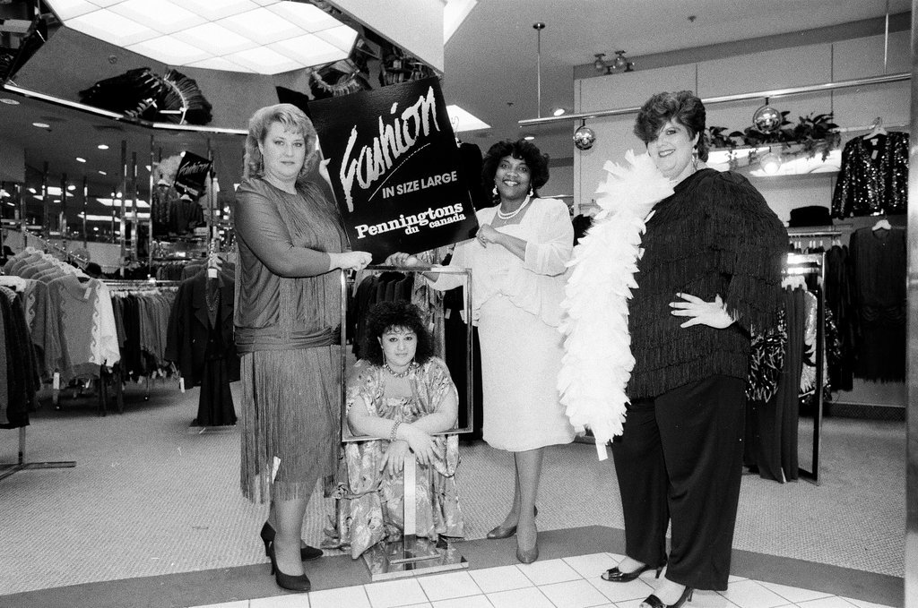 Fashion convention for plus size women promotion - Gene Pesek for Chicago Sun-Times
