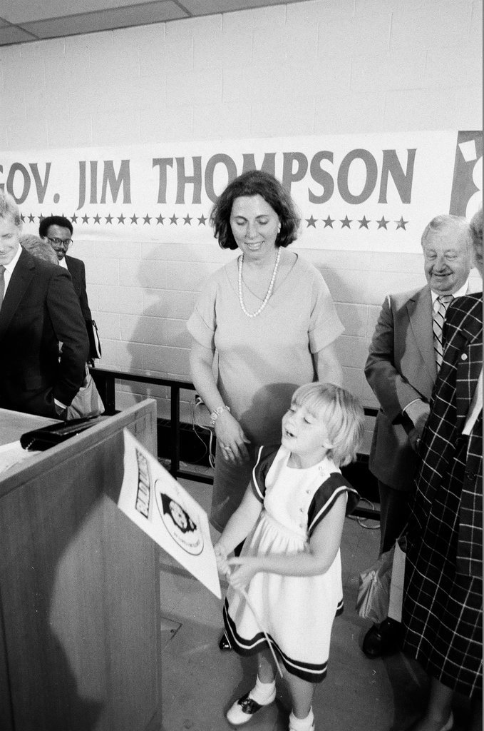 Governor Thompson announces fourth term - Bob (Robert) Black for Chicago Sun-Times