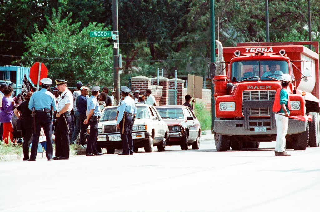 Protest against CTA hiring practices - Jon Sall for Chicago Sun-Times