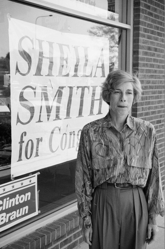 Sheila Smith at campaign office - Al Podgorski for Chicago Sun-Times