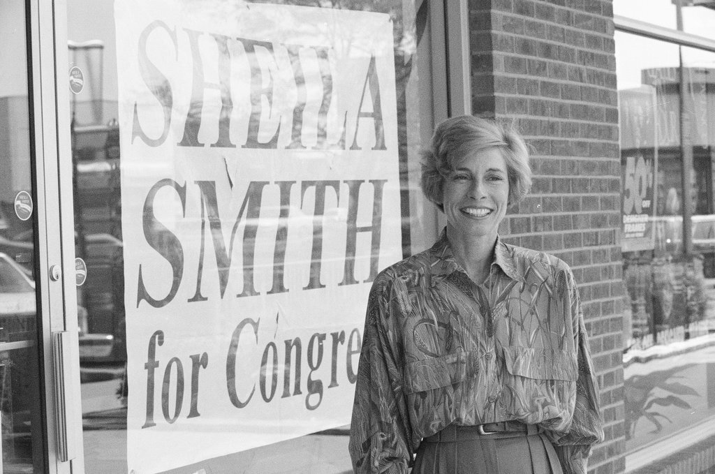 Sheila Smith at campaign office - Al Podgorski for Chicago Sun-Times