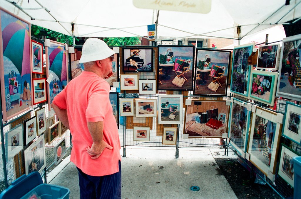 Gold Coast Art Fair - John Freidah for Chicago Sun-Times