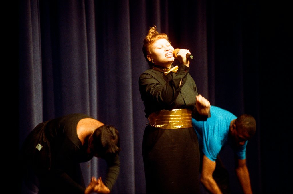 Gospel musical kickoff for Fenger High School sports and arts program - Bob (Robert) Black for Chicago Sun-Times