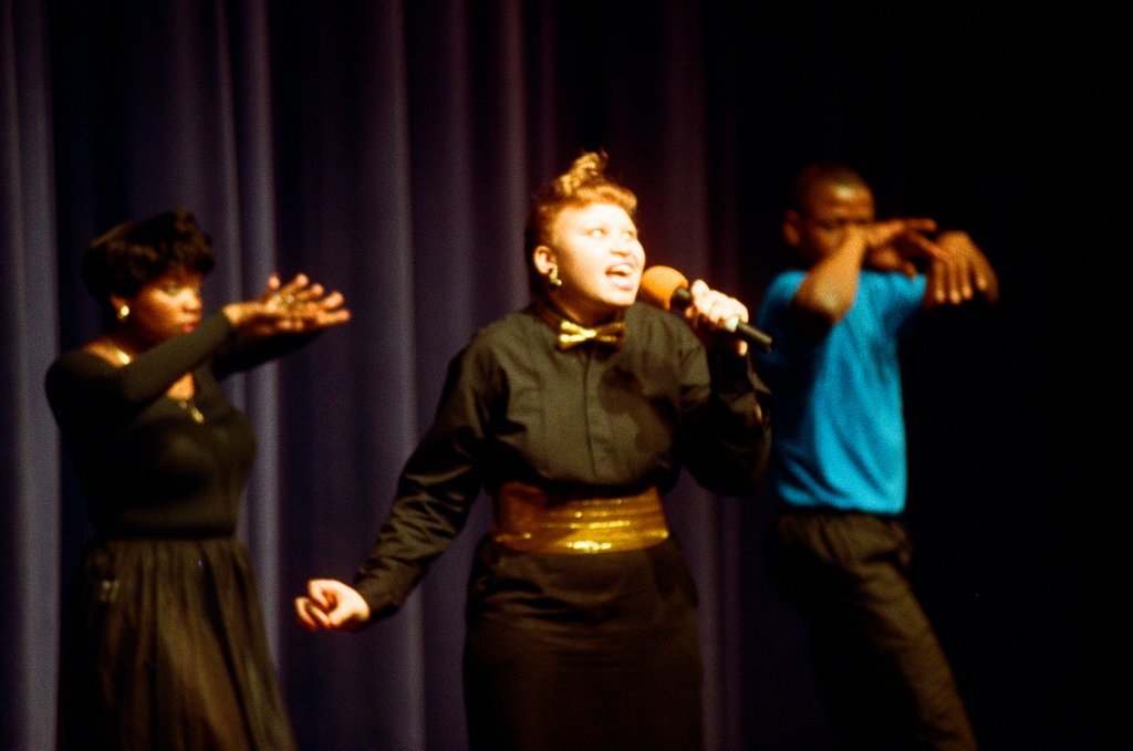 Gospel musical kickoff for Fenger High School sports and arts program - Bob (Robert) Black for Chicago Sun-Times