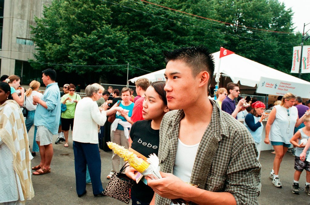 Guests at Taste of Chicago - John H. White for Chicago Sun-Times