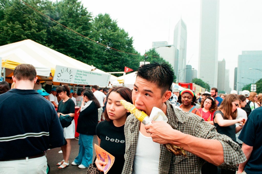Guests at Taste of Chicago - John H. White for Chicago Sun-Times