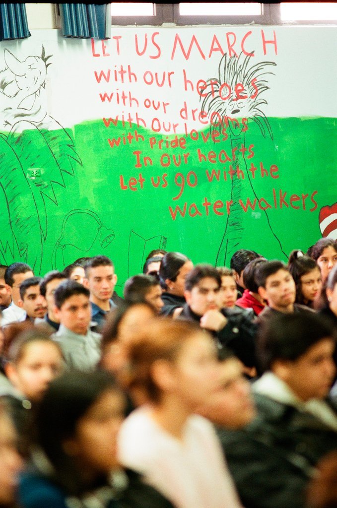 Students during the school day at Cristo Rey High School - Jean Lachat for Chicago Sun-Times