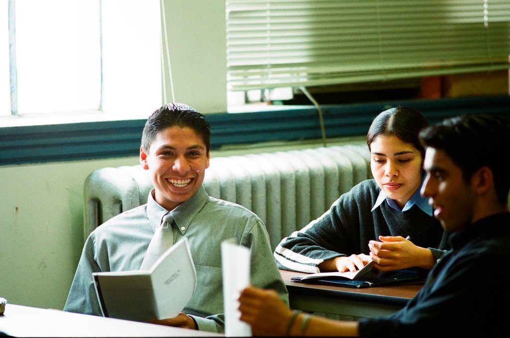 Students during the school day at Cristo Rey High School - Jean Lachat for Chicago Sun-Times