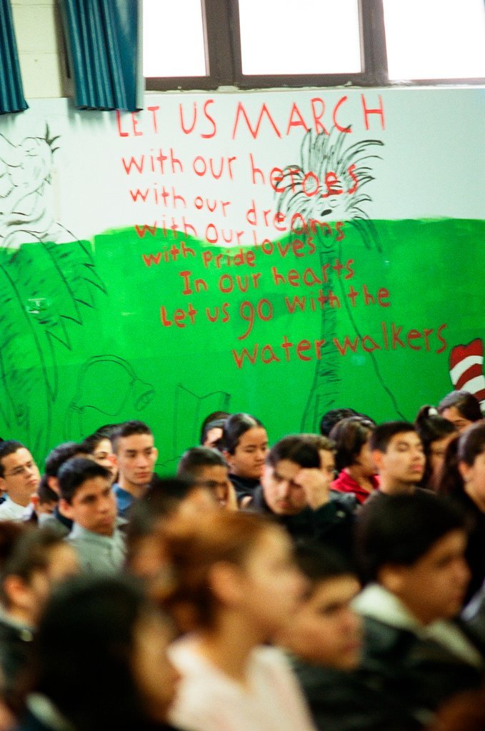 Students during the school day at Cristo Rey High School - Jean Lachat for Chicago Sun-Times