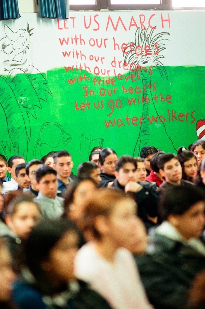 Students during the school day at Cristo Rey High School - Jean Lachat for Chicago Sun-Times