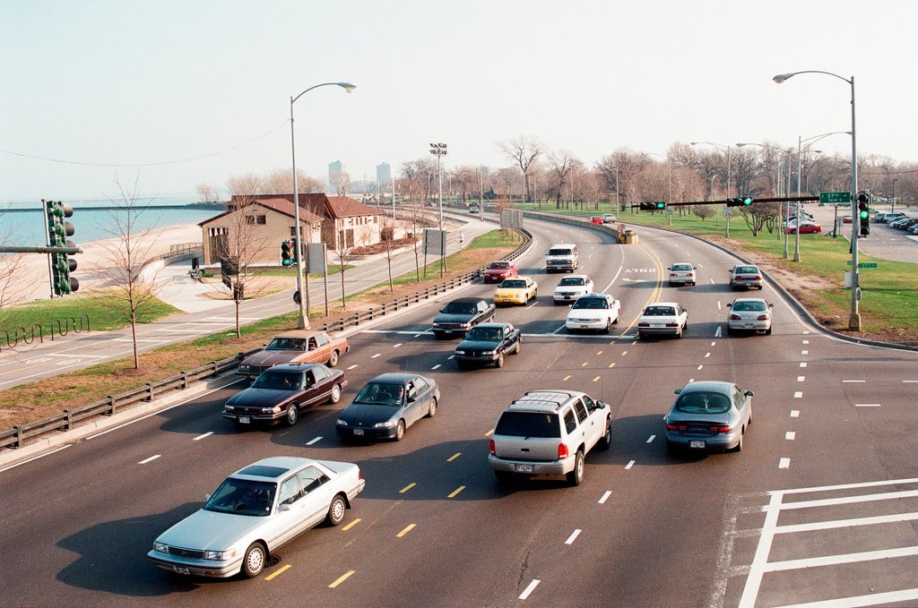 Views of South Lake Shore Drive during plans for redevelopment - Rich Hein for Chicago Sun-Times
