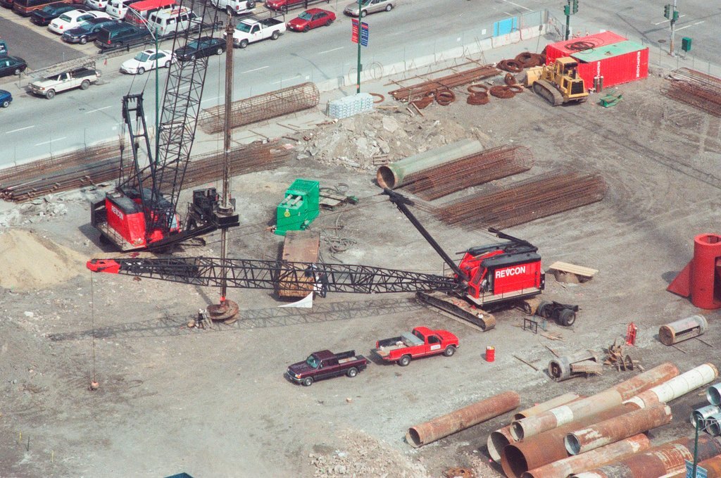 Grand-Pier construction site - John H. White for Chicago Sun-Times