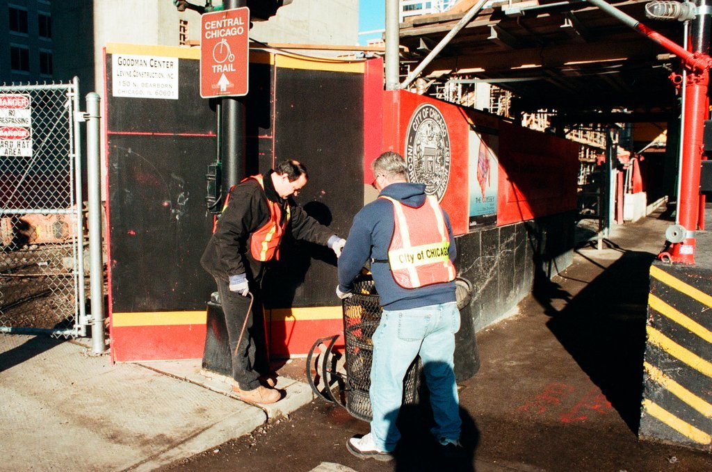 Views of workers in the loop - John H. White for Chicago Sun-Times