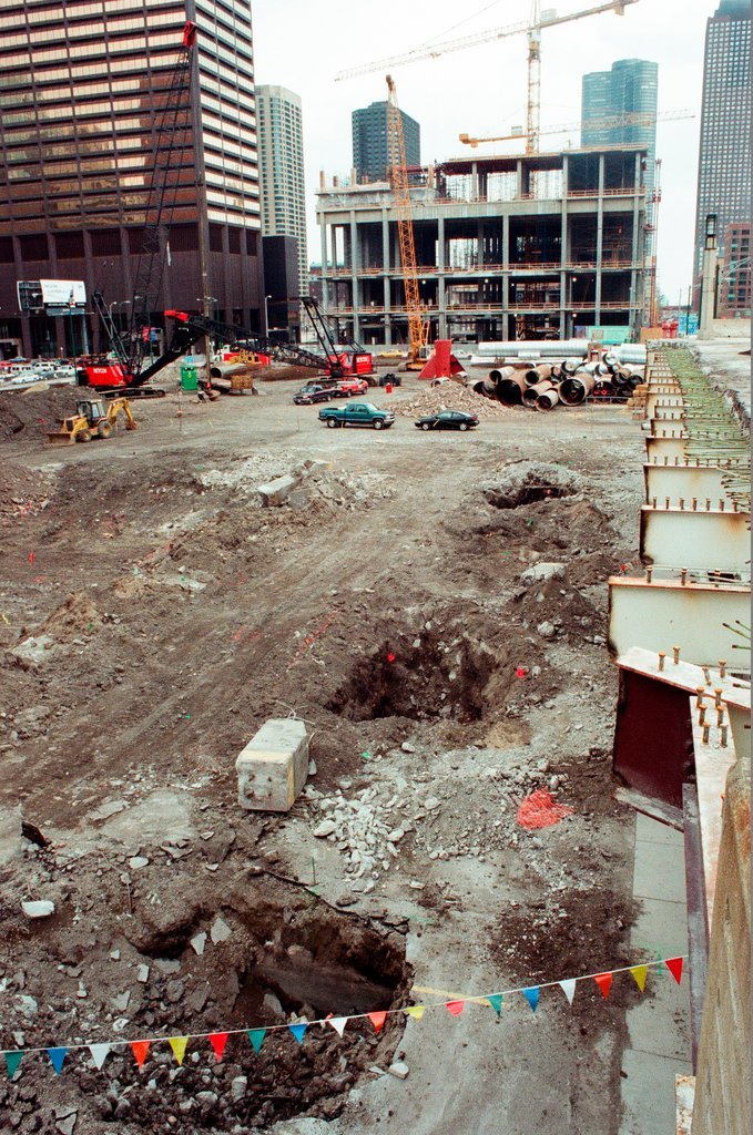 Grand-Pier construction site - John H. White for Chicago Sun-Times