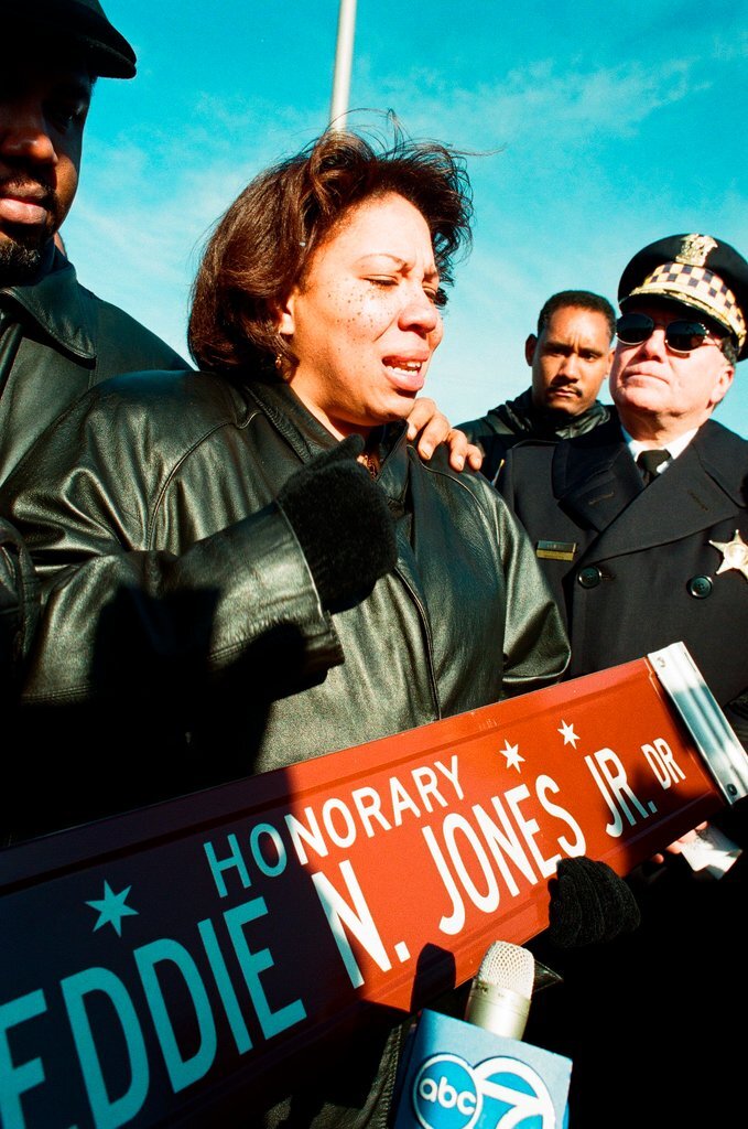 Officer Eddie Nelson Jones, Jr. street naming - Brian Jackson for Chicago Sun-Times
