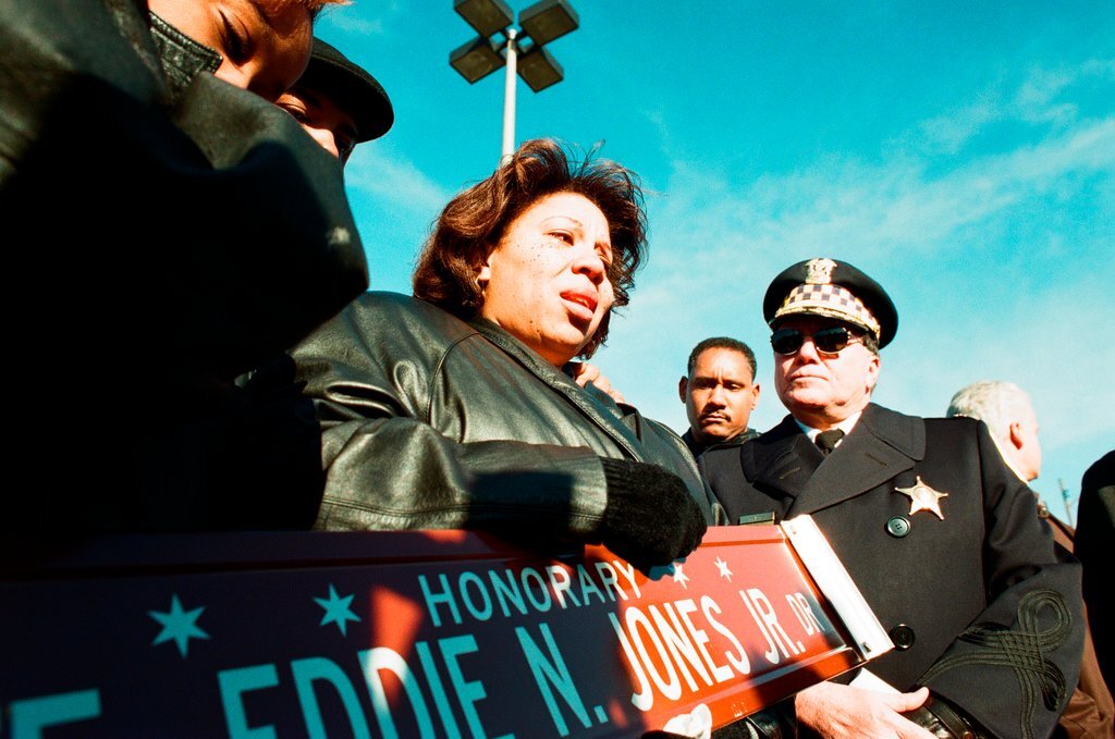 Officer Eddie Nelson Jones, Jr. street naming - Brian Jackson for Chicago Sun-Times