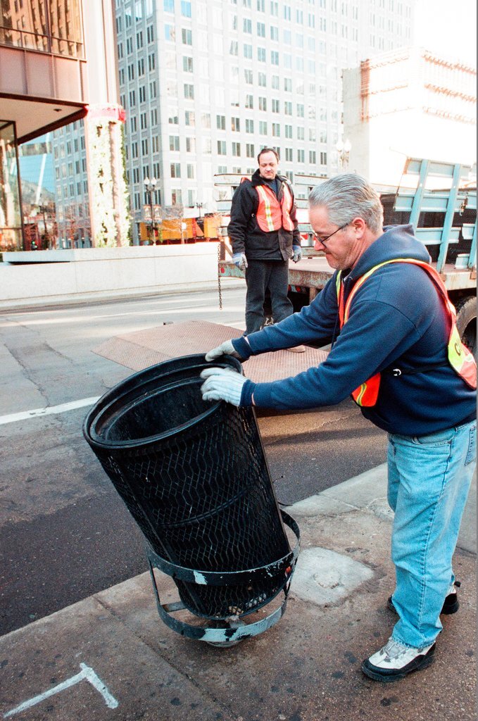 Views of workers in the loop - John H. White for Chicago Sun-Times