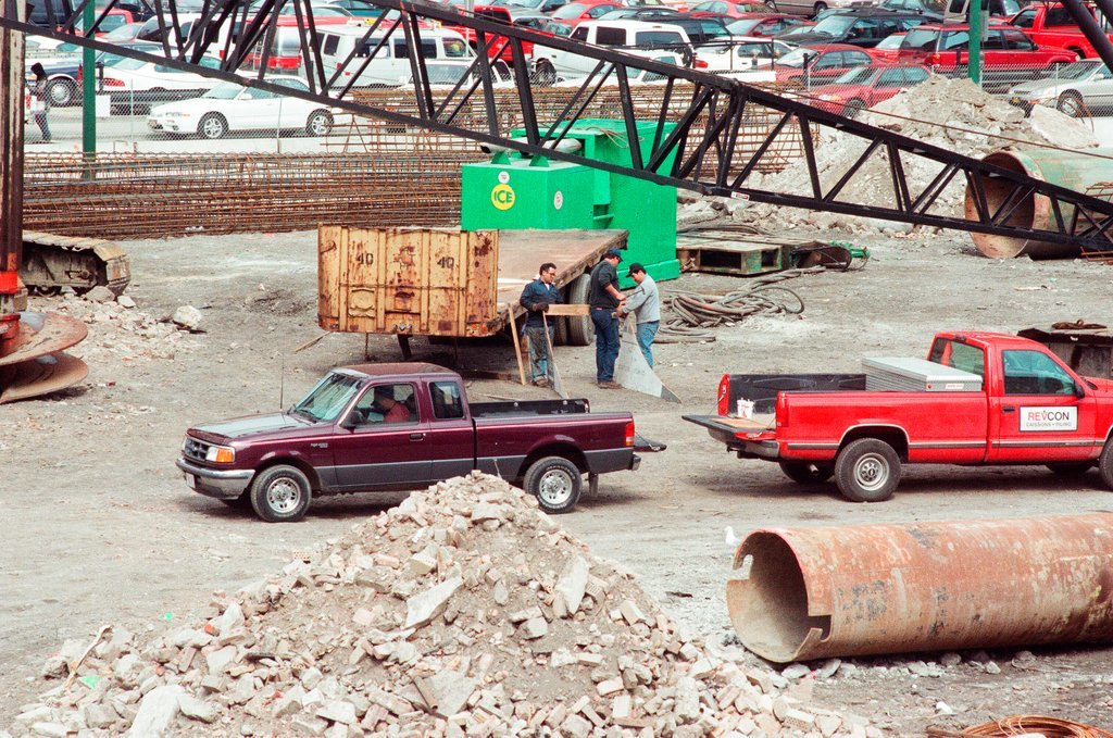 Grand-Pier construction site - John H. White for Chicago Sun-Times