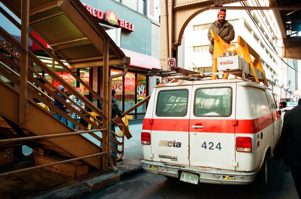 Views of workers in the loop - John H. White for Chicago Sun-Times