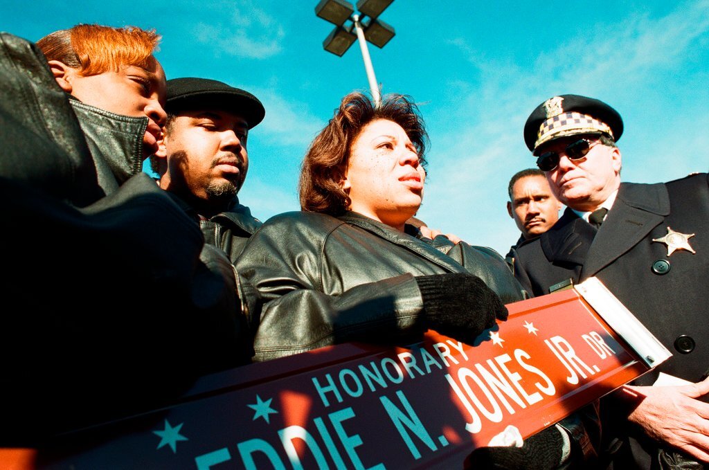 Officer Eddie Nelson Jones, Jr. street naming - Brian Jackson for Chicago Sun-Times