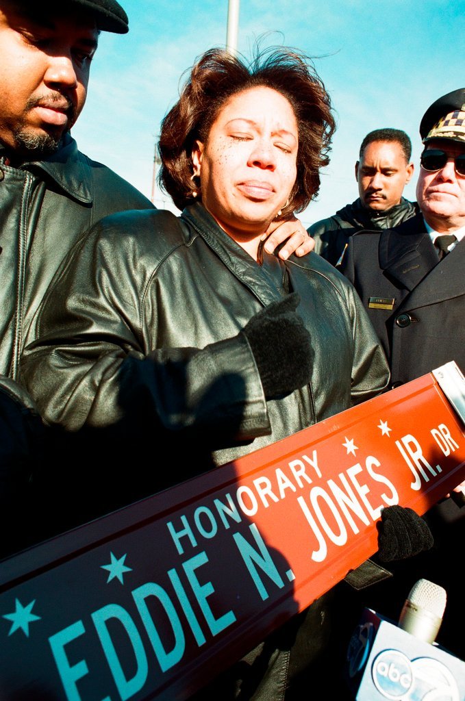 Officer Eddie Nelson Jones, Jr. street naming - Brian Jackson for Chicago Sun-Times
