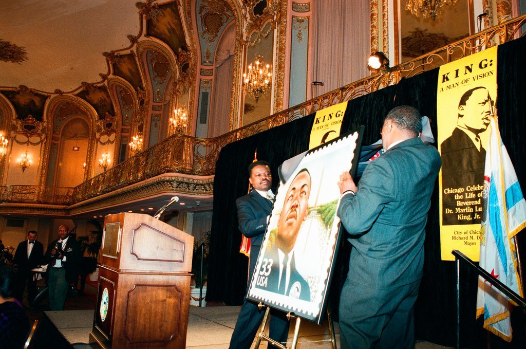 Mayor Richard Daley's Martin Luther King, Jr. celebration - John H. White for Chicago Sun-Times