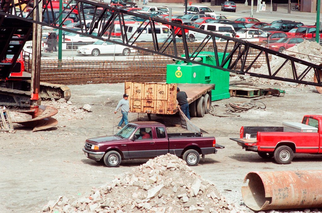 Grand-Pier construction site - John H. White for Chicago Sun-Times