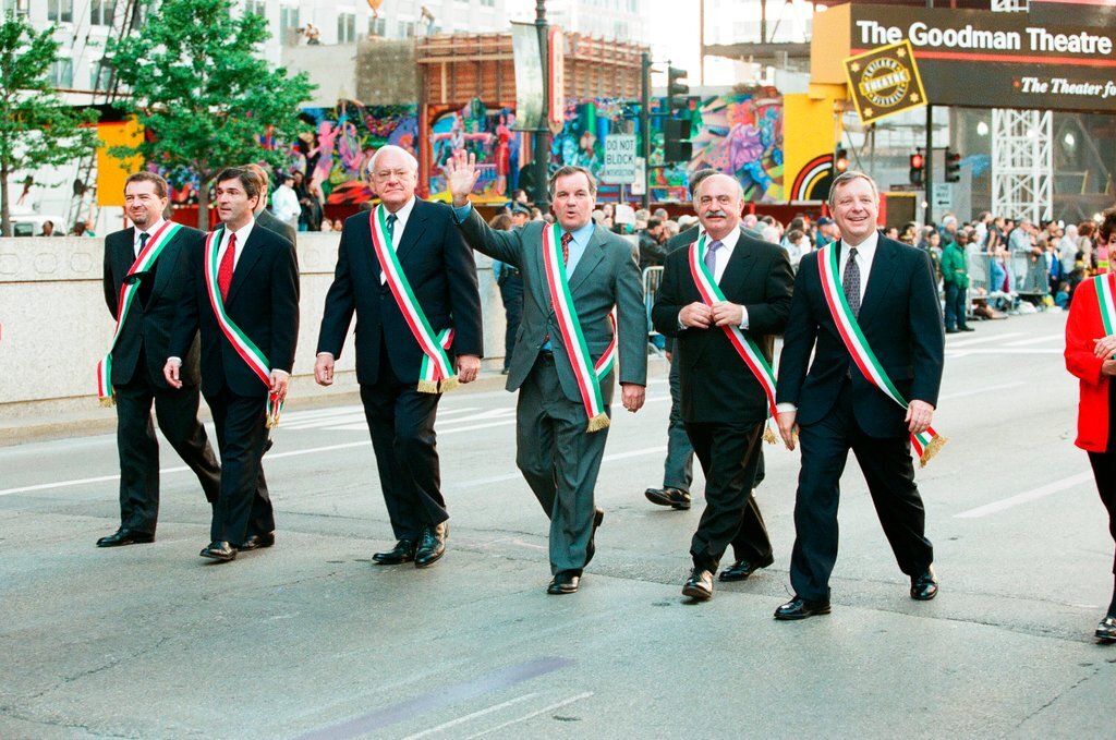 Columbus Day Parade - Al Podgorski for Chicago Sun-Times
