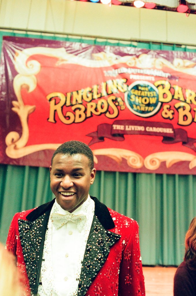 Johnathon Iverson, ringmaster for Ringling Bros. and Barnum & Bailey Circus - Chicago Sun-Times