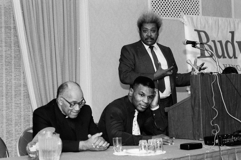 Press conference for Mike Tyson's exhibition match vs. James Tillis - Chicago Sun-Times