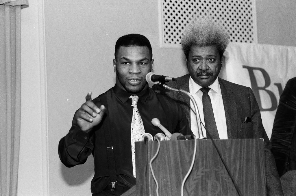 Press conference for Mike Tyson's exhibition match vs. James Tillis - Chicago Sun-Times