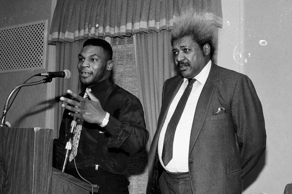 Press conference for Mike Tyson's exhibition match vs. James Tillis - Chicago Sun-Times